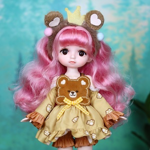 Poupées <span class=keywords><strong>de</strong></span> bébé en plastique bon marché Dream Fairy Bjd 1/6 30 cm, jouets pour filles, corps entier, vente en gros, poupées en tissu - Product Image 6