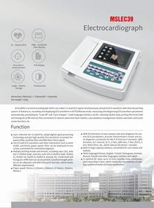 Precio de fábrica Alta resolución 12 canales Electrocardiografía <span class=keywords><strong>ECG</strong></span> Máquina en venta - Product Image 6