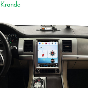 Krando 9.7 pouces Tesla Style voiture Navigation pour <span class=keywords><strong>Jaguar</strong></span> XF 2007-2015 Android voiture multimédia GPS sans fil CarPlay 4G carte SIM - Product Image 1