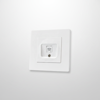 Prise murale TEL CAT3 de type 86*86 en matériau PC ignifuge, norme européenne