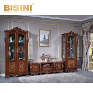 Juego de Dormitorio de Madera Maciza Tallada a Mano de Estilo Antiguo de Mediados de Siglo, para Habitación de <span class=keywords><strong>Hotel</strong></span> de 5 Estrellas, Muebles de Estilo Europeo para Mansiones, Venta al por Mayor - Product Image 6