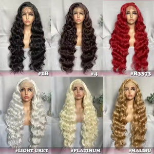 Peluca de cabello humano vietnamita sin pegamento, rubia 613, onda corporal, encaje frontal HD 13*6, encaje suizo transparente, pre-arrancada, línea de cabello natural - Product Image 6