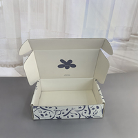 Boîte d'expédition en carton ondulé imprimée en couleur pour emballage cadeau