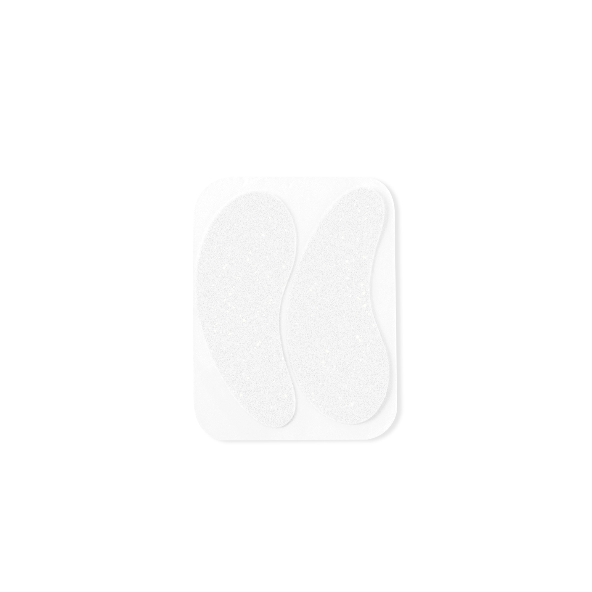 Cache-œil en silicone non adhésif forme de mangue Transparent