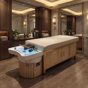 Modern Gynecological examination <b>bed</b>, White Based Adjustable angle body <b>Bed</b>, Top Sales Beauty Salon Furniture Table - Product Image 1