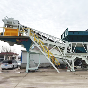 50 m3/h-100m3/h Beton mischa nlage Mobile tragbare Beton mischa nlage Beton mischa nlage - Product Image 4