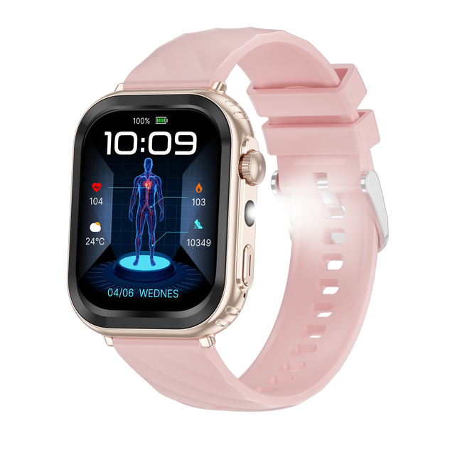 D10 1ATM Waterproof Unisex Smartwatch TFT Display Heart Rate Fitness Tracker 4 Days Battery Life for App Control