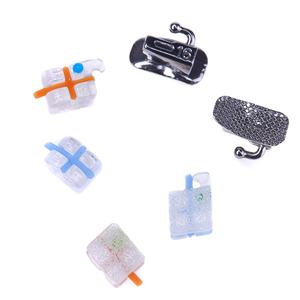 Soportes de <span class=keywords><strong>ortodoncia</strong></span> Dental de zafiro monocristalino transparente Mini Roth 022 con tubos bucales - Product Image 5