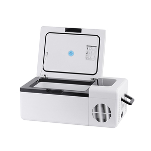12V 24V portátil pequeño coche nevera congelador Color blanco <span class=keywords><strong>Mini</strong></span> coche refrigerador para Camping senderismo - Product Image 1