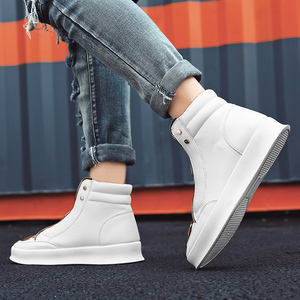 Zapatos deportivos informales de moda para hombre con cremallera superior alta, botas gruesas de moda - Product Image 3