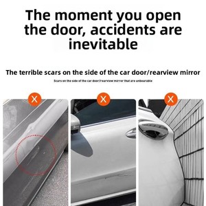 Tira Magnética Universal Anticolisión para Puerta de Coche, Protector Antirrayas, Adhesivo, Almohadilla Protectora, Moldura Lateral de Carrocería, Espuma Protectora - Product Image 3