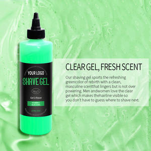 Crème à raser Greenlem en gros, la plus vendue, gel dépilatoire, hydratant pour peaux sensibles 8oz, gel à raser pour hommes - Product Image 5