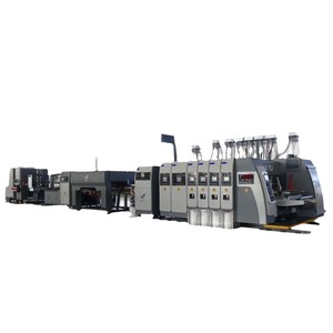 เครื่องพิมพ์กล่องกระดาษอัตโนมัติเต็มรูปแบบ ยี่ห้อ Huayu Machinery Equipment พร้อมระบบพิมพ์ด้วยหมึกน้ำ ตัด ปั๊ม และติดกาว - Product Image 2