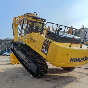 Excavatrice sur chenilles Komatsu PC450-7 d'occasion, godet de 2,1 m, équipement de construction de 45 tonnes, composants principaux : moteur, pompe, PLC, boîte de vitesses - Product Image 3