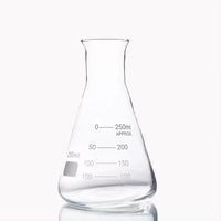 Consommables de laboratoire 25ML 50ML 100ML 150ML 250ML 300ML 500ML 1000ML Tasse à mesurer Plastique Borosilicate 3.3 Bécher en verre