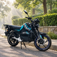 Modern Electric Motorcycle for Adults 75km Range Safe Front Disc Brake Two Wheel Motorcycle for City Street Commute