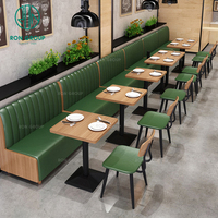 Chaîne commerciale restaurants meubles fournitures restauration rapide cadre en métal table et chaises pour restaurant bar café café