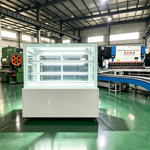 Nuovo Stile Vetrina Refrigerata Multistrato per Pasticceria, Espositore da Banco Refrigerato per Torte, Congelatore per Esposizione Torte - Product Image 1