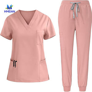 क्लासिक मेडिकल स्क्रब वर्दी नर्स थोक महिलाओं के स्क्रब वर्दी पहने महिलाओं के लिए वर्दी सेट स्क्रब वर्दी सेट - Product Image 5