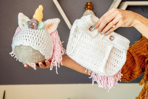Muñeco de Peluche de Unicornio Hecho a Mano, Juguete de Peluche de Algodón para Bebés, Regalo de Navidad - Product Image 2