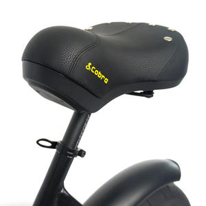 Israel <span class=keywords><strong>Cobra</strong></span> Gel grueso acolchado amortiguador clásico PU cuero bicicleta asiento cojín eléctrico MTB bicicleta sillín con remaches - Product Image 1