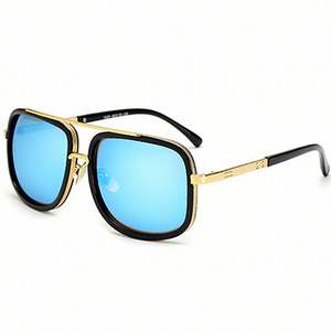 Gafas de Sol Cuadradas con Marco Grande de Metal para Mujer, Diseño Vintage de Lujo, Protección UV400, Logotipo Personalizado, Venta al Por Mayor - Product Image 6