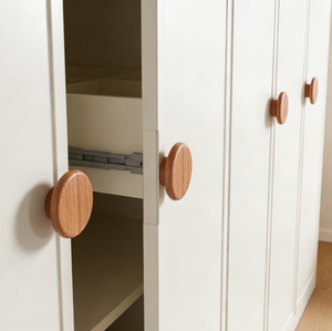 Armoire en bois pour enfants, sûre et non toxique, avec tiroirs pour la chambre à coucher, placard pour ranger les vêtements des enfants - Product Image 4