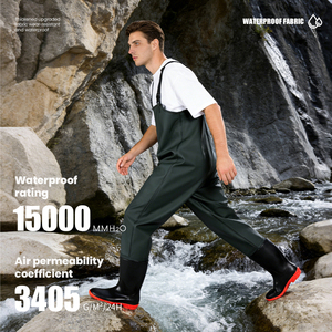 Pantalones de Pesca Transpirables Reforzados y Resistentes al Desgaste, Directo de Fábrica, Pantalones Impermeables de PVC, Personalizables - Product Image 5