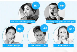 Personale Eco-Friendly Stuzzicadenti Biodegradabile Paglia di Grano Filo Interdentale Pick - Product Image 5