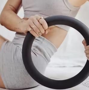 5lb 10lb musculation cercle magique Silicone Logo personnalisé poids libre gymnastique à domicile Fitness Yoga Pilates anneau haltère rond - Product Image 6