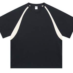 25 mùa hè má<span class=keywords><strong>t</strong></span> mẻ cảm giác nhanh khô khâu Áo thun ngắn tay nam và nữ quá khổ lỏng hip-hop thể thao ngoài trời Mỹ - Product Image 5