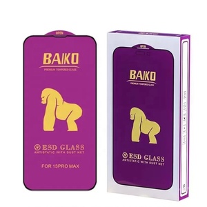Protector de Pantalla de Vidrio Templado Baiko a <span class=keywords><strong>Precio</strong></span> de Fábrica, Transparente, Cobertura Total para iPhone 13 <span class=keywords><strong>Pro</strong></span> <span class=keywords><strong>Max</strong></span> 14 Plus - Product Image 3