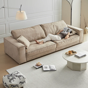 Juego de Sofás Seccionales Baxter <span class=keywords><strong>Budapest</strong></span> con Relleno de Plumas Suaves, Esponja de Alta Densidad y Tela para Sala de Estar - Product Image 6