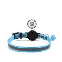 Vente chaude QR Code réfléchissant collier pour animaux de compagnie cloche étiquettes d'identification solides durables enregistrement de Code de numérisation simple pour le suivi anti-perte