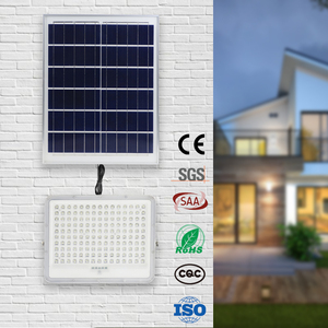 Proiettore solare a <span class=keywords><strong>LED</strong></span> 50-200W ricaricabile da esterno IP65 per campi da basket giardini strade paesaggistiche IP66 - Product Image 1