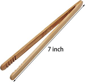 Pince à <span class=keywords><strong>pain</strong></span> <span class=keywords><strong>en</strong></span> bambou multifonctionnelle adaptée à un usage multiple Large gamme d'applications Surface lisse respectueuse de l'environnement - Product Image 2
