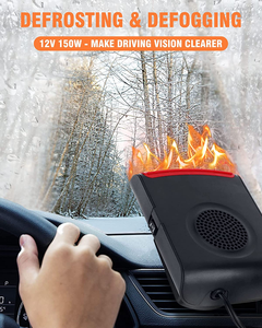 Calentador de <span class=keywords><strong>coche</strong></span> portátil, desempañador de 12V que se conecta al <span class=keywords><strong>mechero</strong></span> del <span class=keywords><strong>coche</strong></span>, desempañador de ventana - Product Image 2