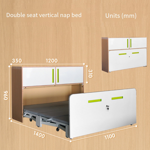 Salle de classe lit à lunch pliant lit d'escorte de maternelle armoire à lunch simple pour enfants bureaux scolaires applicables - Product Image 6