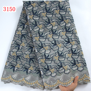 3150 nouveaux produits, idées, prix de gros, Voile suisse nigérian, dentelle de coton, tissu africain de haute qualité, 2023 - Product Image 5