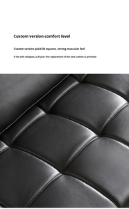 Juegos de sofás modulares italianos lujosos modernos Dareko, combinación cuadrada, muebles para sala de estar, hogar y oficina - Product Image 4