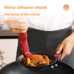 Bol en Silicone résistant à la chaleur pince à vaisselle anti-dérapant ustensiles <span class=keywords><strong>de</strong></span> cuisine pince à vapeur outil <span class=keywords><strong>de</strong></span> cuisine à domicile porte-vaisselle - Product Image 4