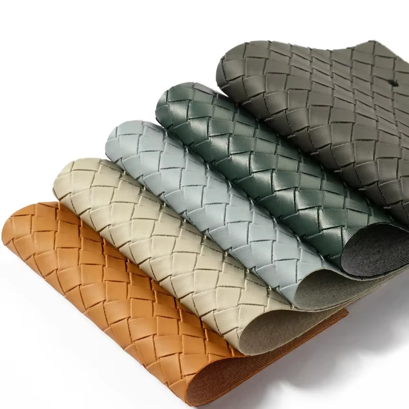 Durable PVC Synthetic Leather Fabric Water Resistant Embossed Faux Leather Roll Sofa Upholstery Sports Equipment Car Seats