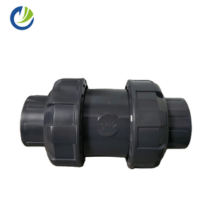 Vanne en <span class=keywords><strong>PVC</strong></span> Chine Zhejiang Taizhou Vente chaude 20 25Mm Vanne de retenue en <span class=keywords><strong>PVC</strong></span> noir pour l'irrigation - Product Image 1