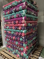 Tissu occultant jacquard ignifuge en microfibre non tissée pour rideaux textiles de maison, prix usine, stock en gros