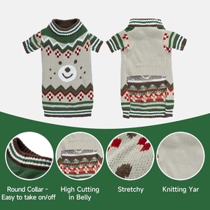 קיקו ידידותי מותאם אישית פסים פסים סוודרים לכלבים קטנים <span class=keywords><strong>yorkshire</strong></span> צ 'יוואווה - Product Image 5