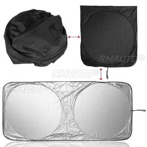 ม่านบังแดด 160x86 ซม. ม่านบังแดดสำหรับป้องกันรังสียูวีและแสงแดด ม่านบังแดดแบบพับได้สำหรับกระจกรถยนต์ - Product Image 5