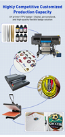 Film de transfert DTF pour badges 3D Lainkjet, matériau PET pour vêtements, transfert thermique, impression numérique, imprimante UV pour film TPU