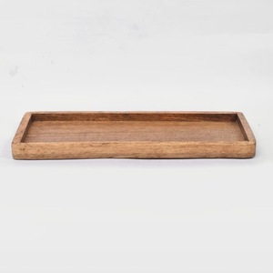 Solid Wood Rectangular <b>Tea</b> <b>Tray</b> For Home Serving Dessert Candy Fruit Platter Handmade Wooden Pattern - Product Image 4