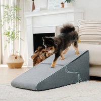 2-in-1 Haustiertreppen und Hunderampen Hersteller Großhandel Moderne und Luxuriöse 3-Stufen Hundetreppe Unterstützt OEM&ODM