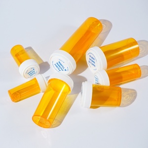 Frascos de PP color ámbar de 8-60 ml con tapa a prueba de niños y extremo de fácil apertura para envasado farmacéutico - Product Image 2